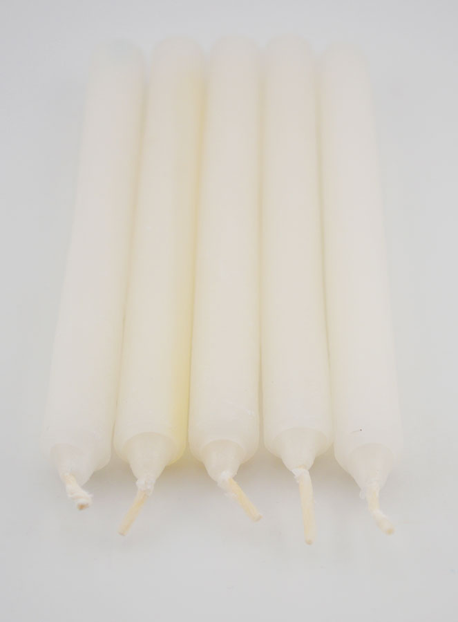 Bougies Teintées Masse Christ Miséricordieux 14cm - Lot de 5 (pic 3)