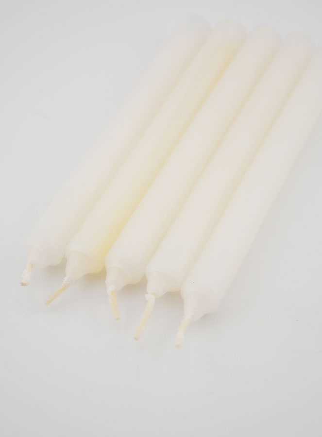 Bougies Teintées Masse Christ Miséricordieux 14cm - Lot de 5 (pic 4)