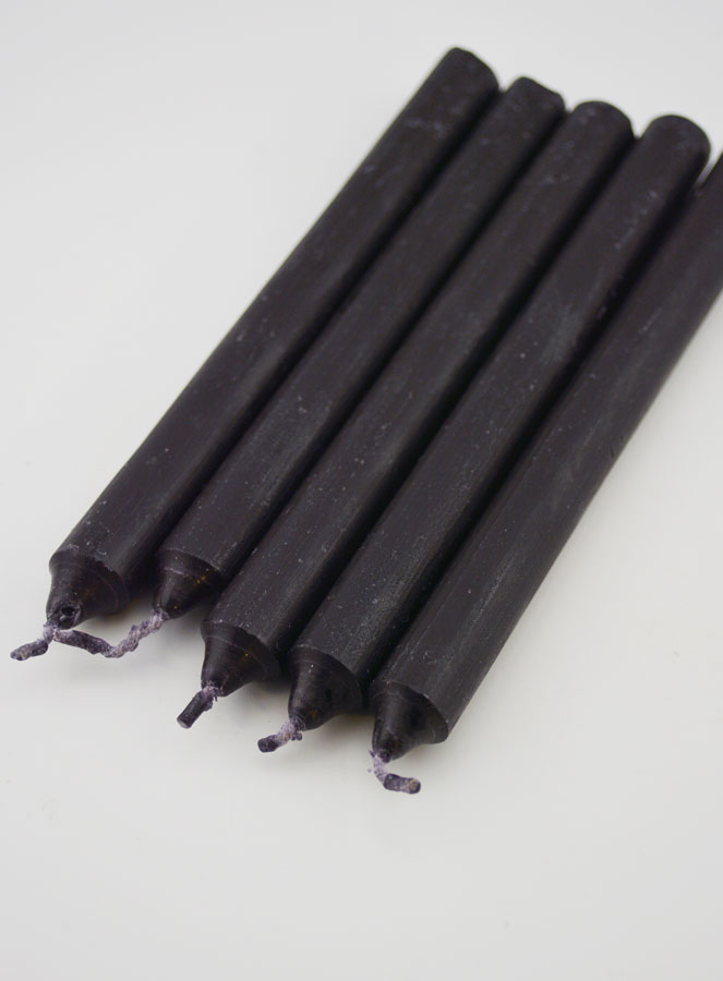 Bougies Teintées Masse Saint Charbel 14cm - Lot de 5 (pic 4)