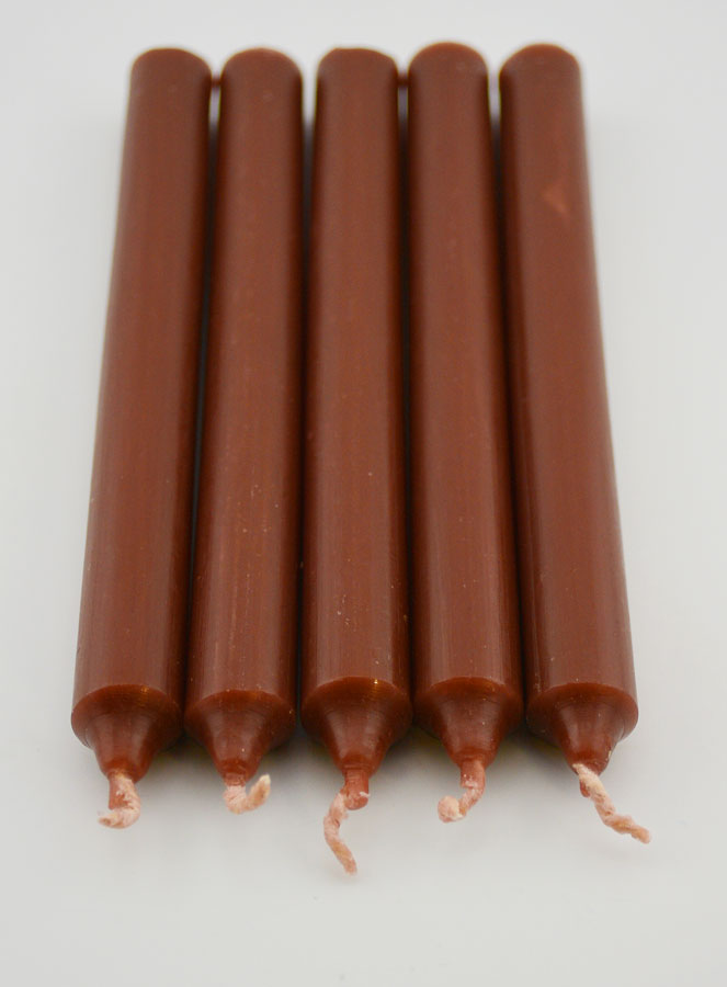 Bougies Teintées Masse Saint Benoit 14cm - Lot de 5 (pic 3)