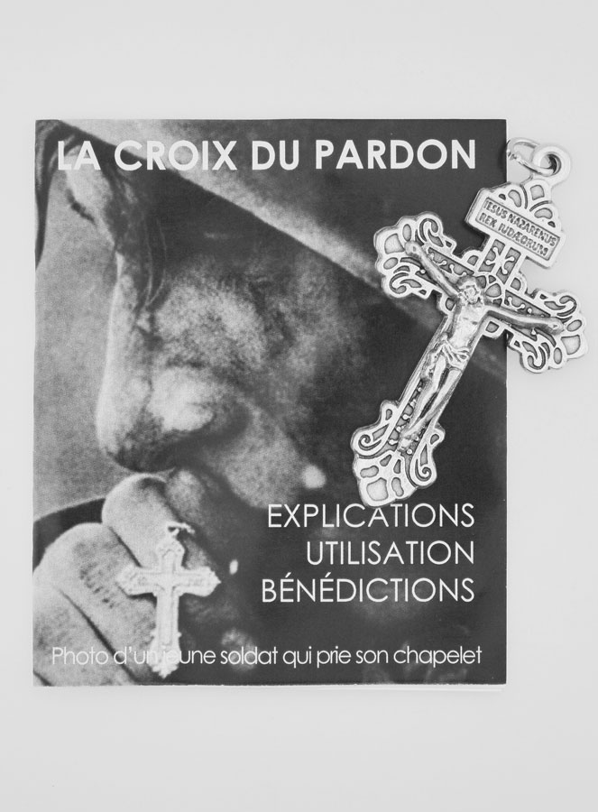 Croix du Pardon avec Notice - 5cm (pic 1)