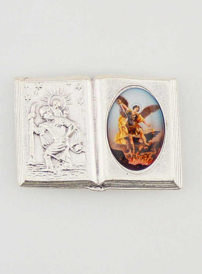Plaque Auto Magnet de Saint Michel Archange (pic 1)