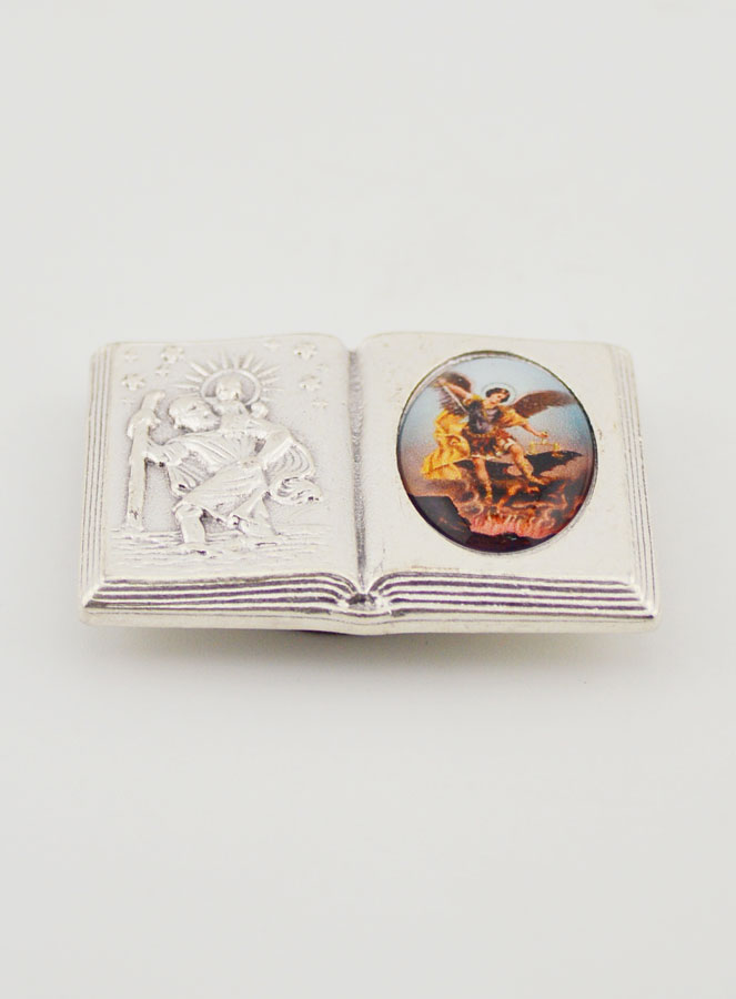 Plaque Auto Magnet de Saint Michel Archange (pic 2)