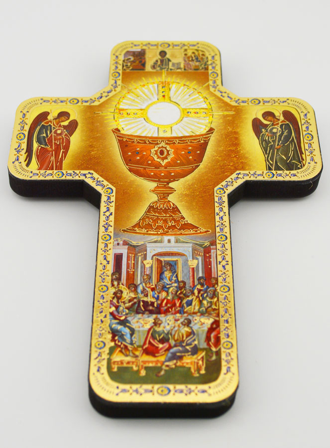 Croix Icône Première Communion - 18cm (pic 2)