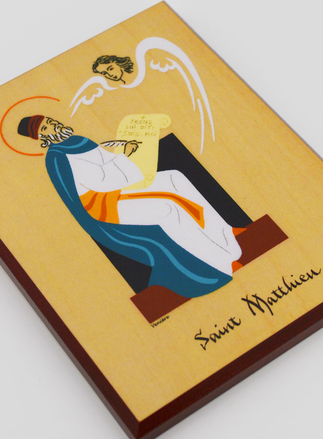 Icône Cadre Prénom Saint Matthieu - Artisanat Monastique (pic 3)
