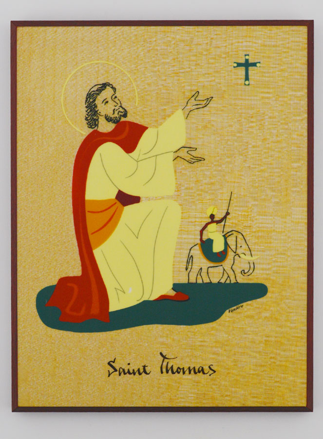 Icône Cadre Prénom Saint Thomas - Artisanat Monastique (pic 1)
