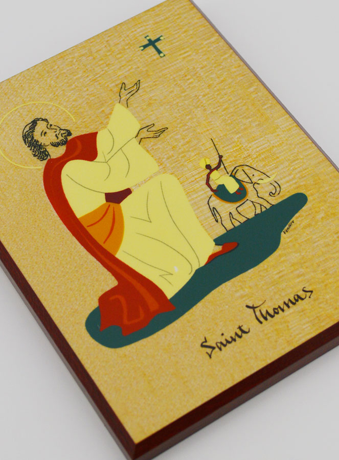 Icône Cadre Prénom Saint Thomas - Artisanat Monastique (pic 3)