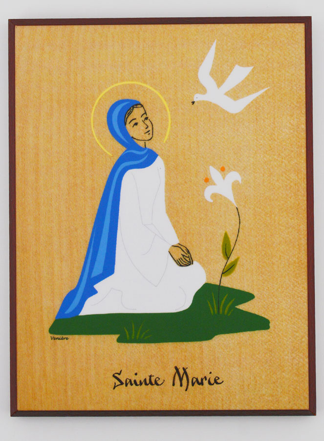 Icône Cadre Prénom Sainte Marie - Artisanat Monastique (pic 1)