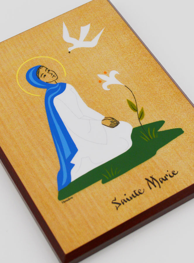 Icône Cadre Prénom Sainte Marie - Artisanat Monastique (pic 3)