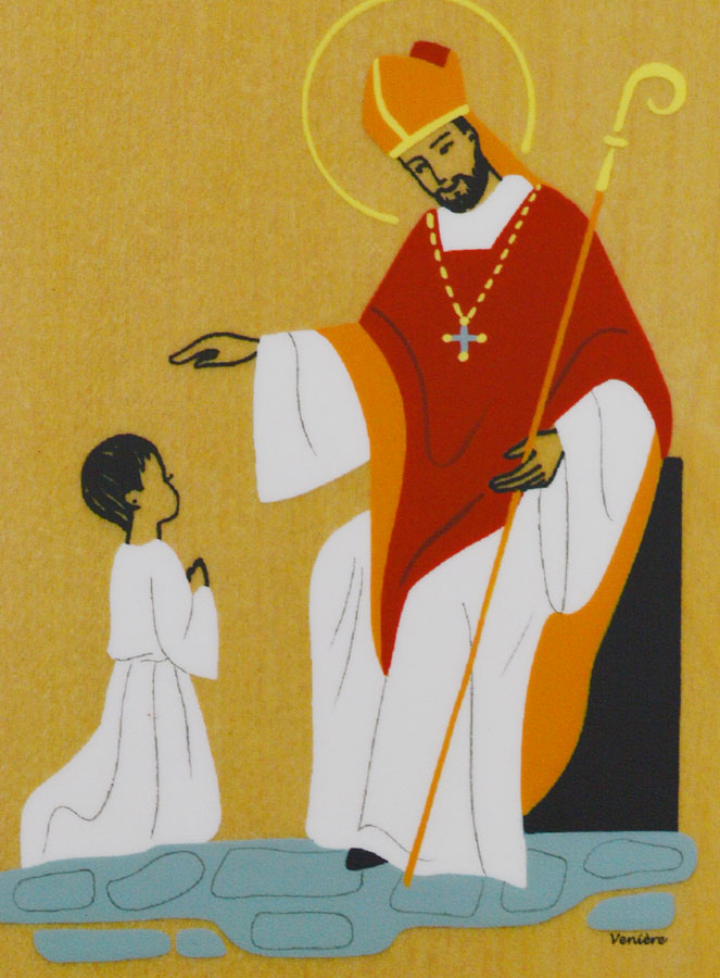 Icône Cadre Prénom Saint Guillaume - Artisanat Monastique (pic 2)