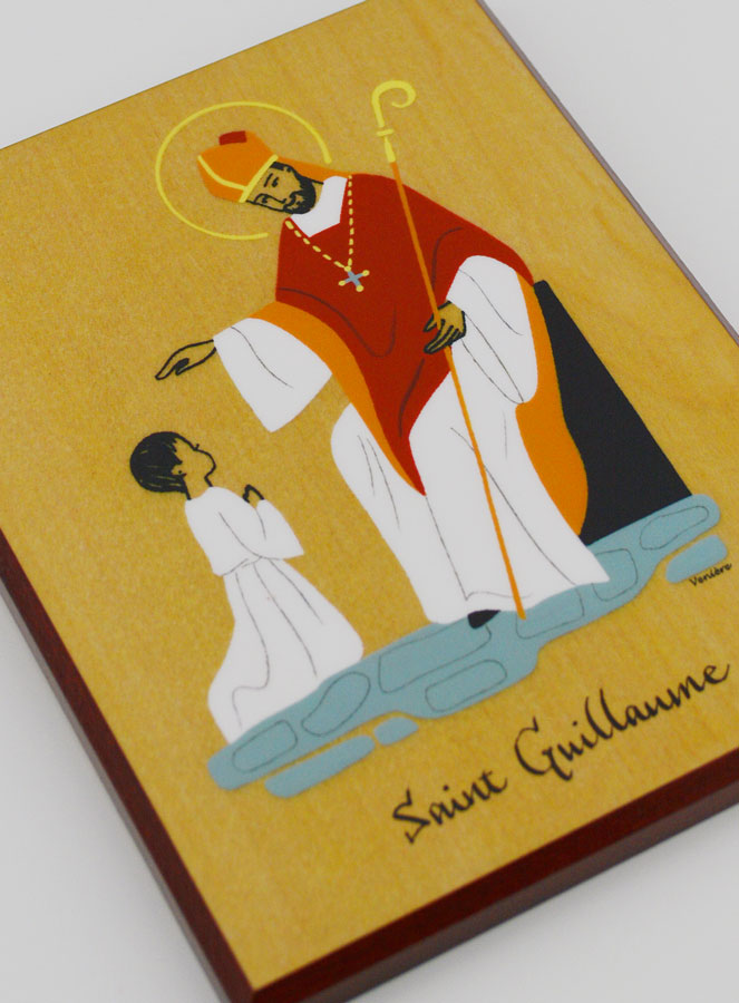 Icône Cadre Prénom Saint Guillaume - Artisanat Monastique (pic 3)