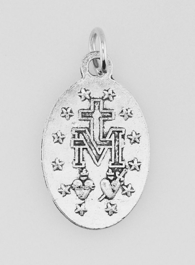Médaille Miraculeuse Festonnée 20mm - Prière en Français (pic 4)