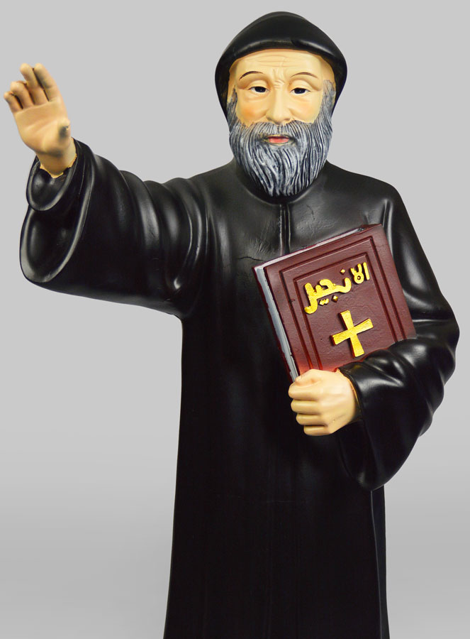 Grande Statue de Saint Charbel 60cm (pic 3)