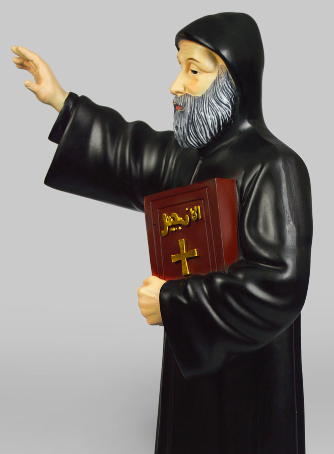 Grande Statue de Saint Charbel 60cm (pic 4)