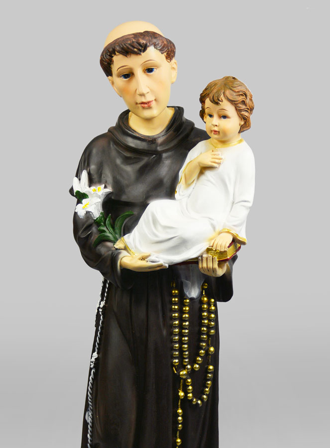 Grande Statue de Saint Antoine de Padoue 60cm (pic 3)
