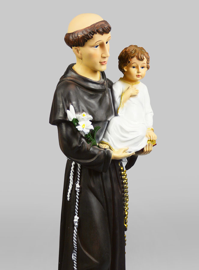 Grande Statue de Saint Antoine de Padoue 60cm (pic 4)