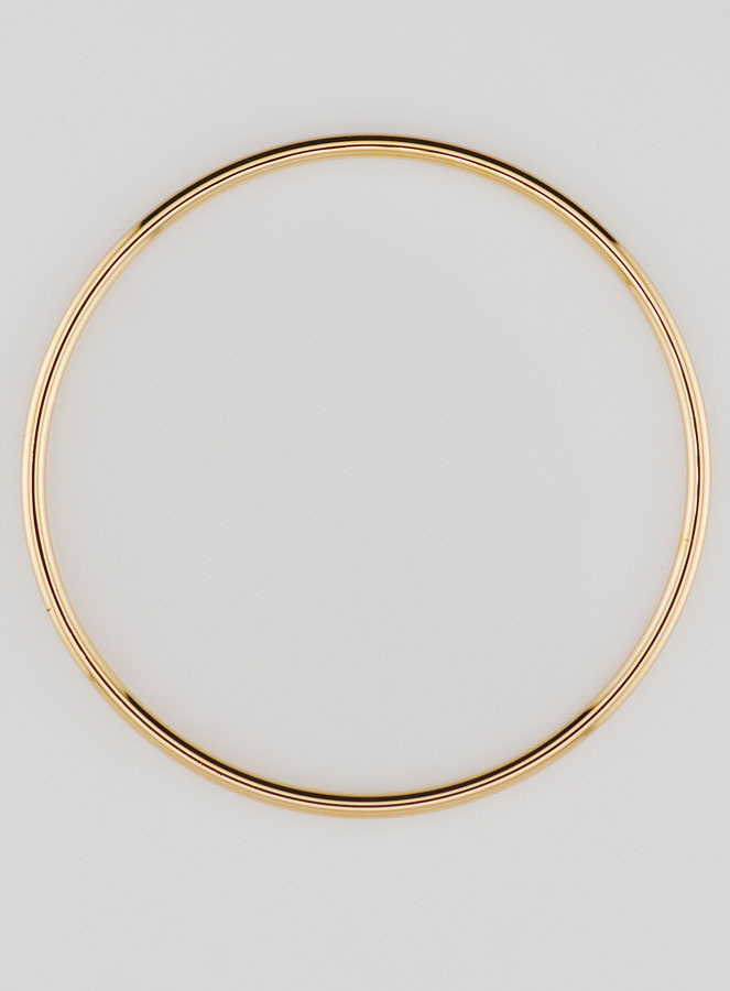 Bracelet Jonc en Plaqué Or - 54mm (pic 1)