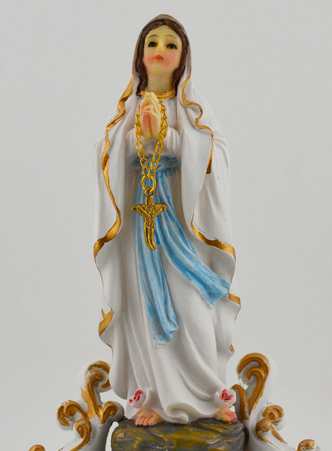 Bénitier de Notre Dame de Lourdes - 16cm (pic 4)