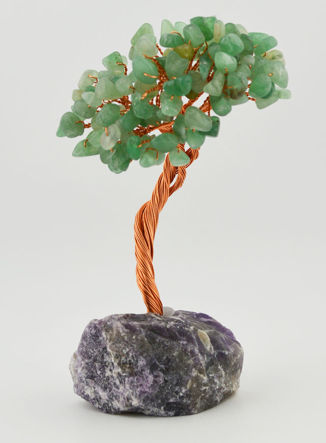 Arbre de Vie Aventurine & Améthyste - 12cm (pic 1)