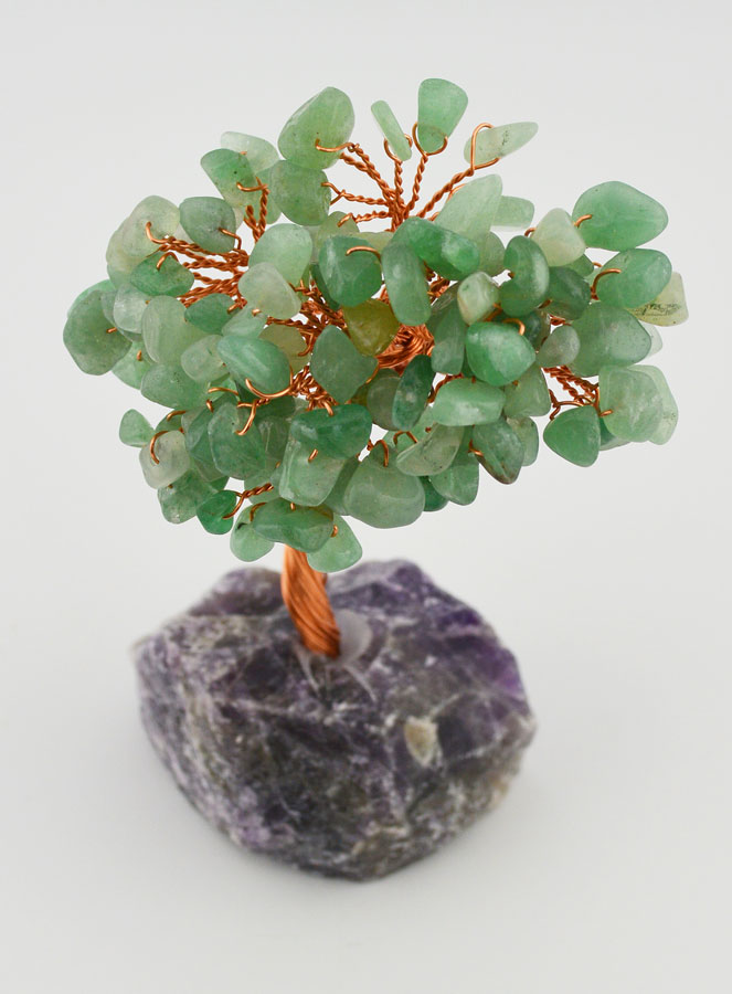 Arbre de Vie Aventurine & Améthyste - 12cm (pic 2)