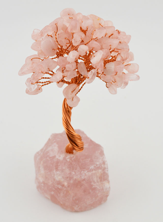 Arbre de Vie Quartz Rose - 12cm (pic 2)