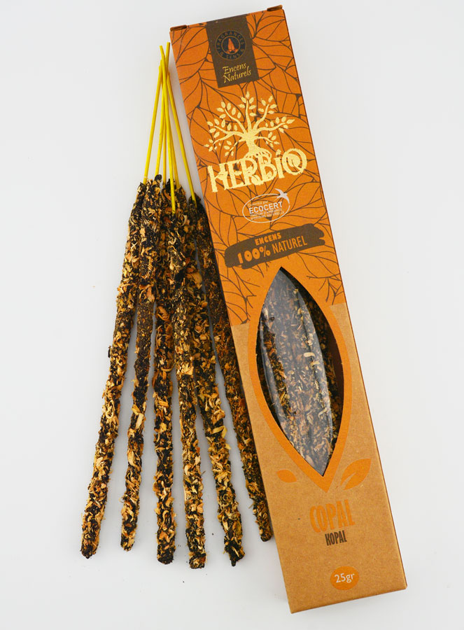 Bâtonnets d'Encens HERBIO Ecocertifiés - Copal 25g (pic 1)