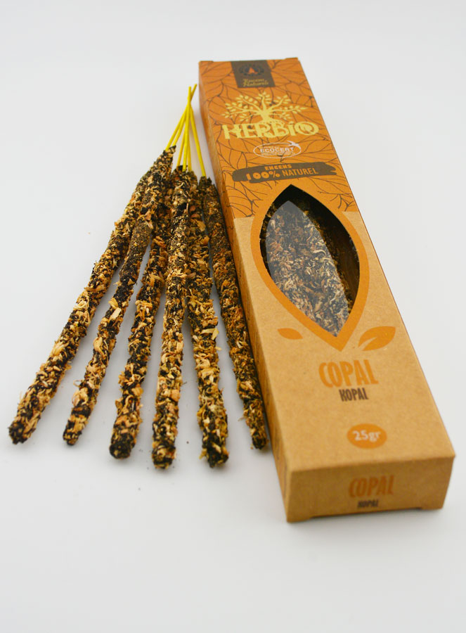 Bâtonnets d'Encens HERBIO Ecocertifiés - Copal 25g (pic 2)