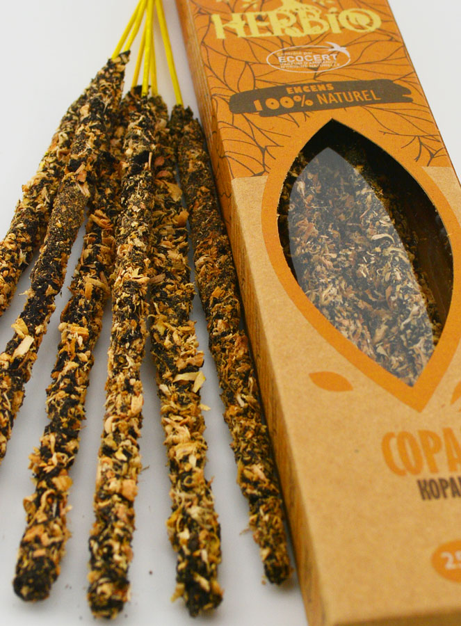 Bâtonnets d'Encens HERBIO Ecocertifiés - Copal 25g (pic 4)