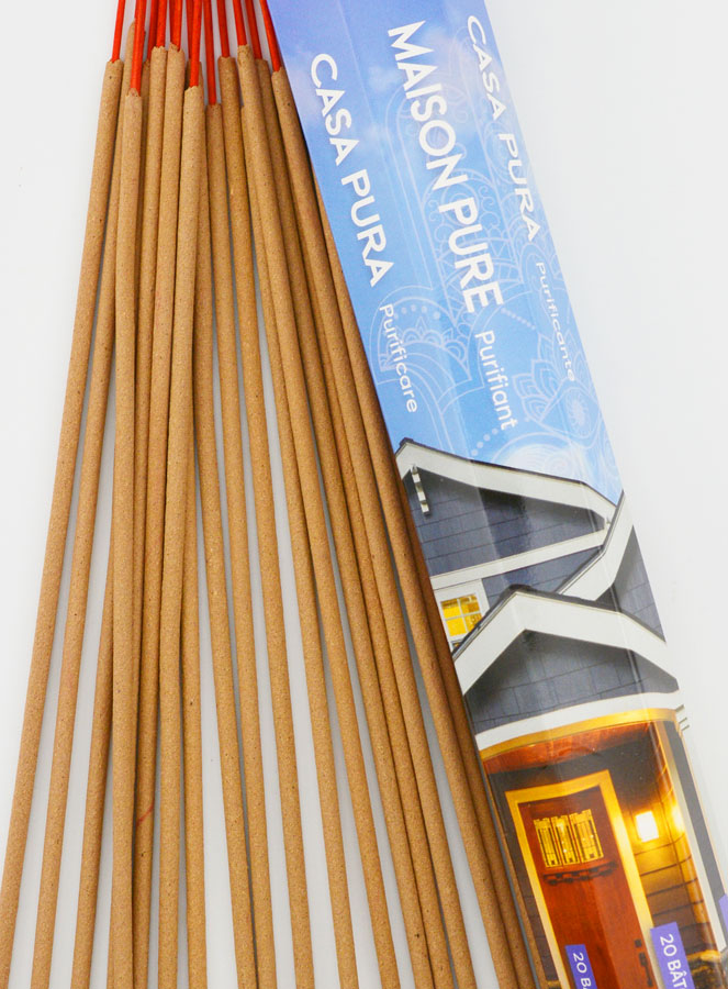 Encens en Bâtonnets Maison Pure 20g - Sans Charbon (pic 3)