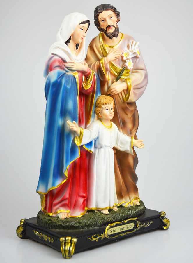 Statue Religieuse de la Sainte Famille - 30cm (pic 2)