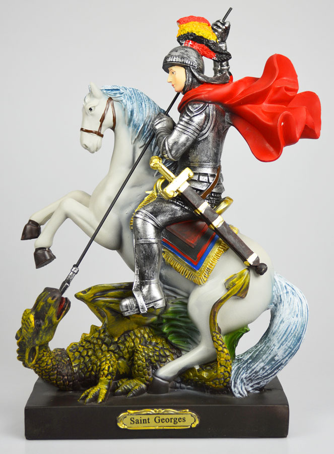 Statue Religieuse de Saint Georges - 30cm (pic 1)