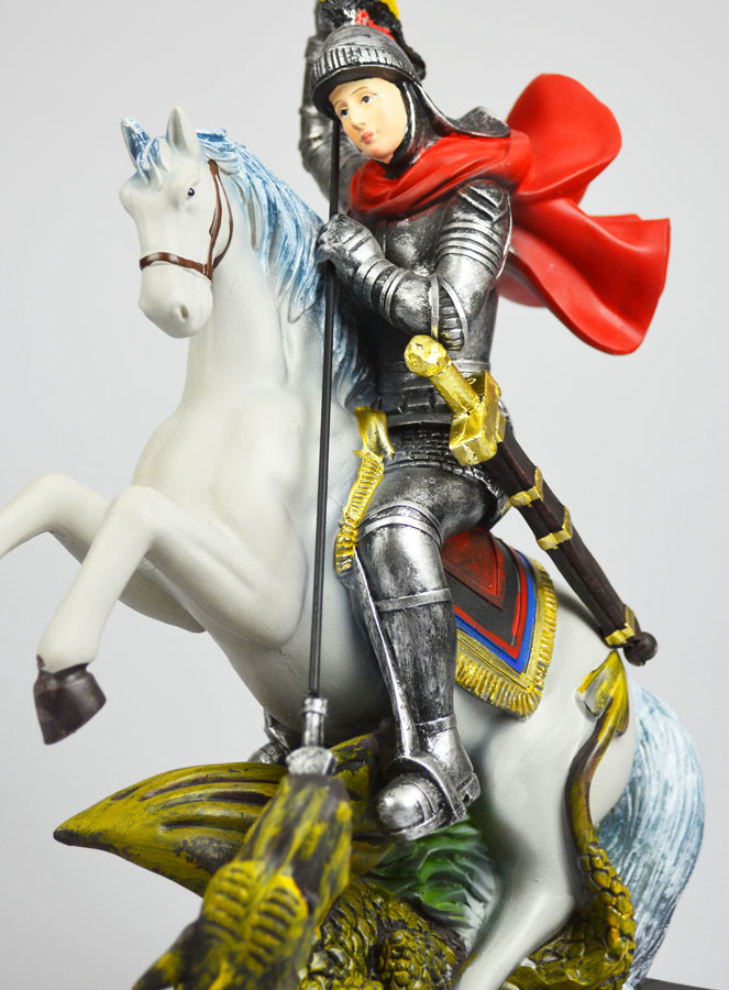 Statue Religieuse de Saint Georges - 30cm (pic 2)
