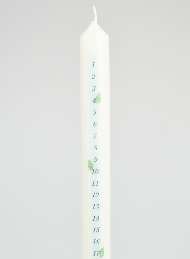 Bougie de l'Avent - Blanche (pic 4)