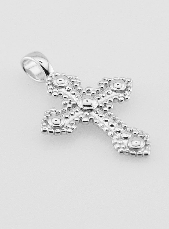 Pendentif Croix Orthodoxe en Argent 925/1000 - 20mm (pic 3)