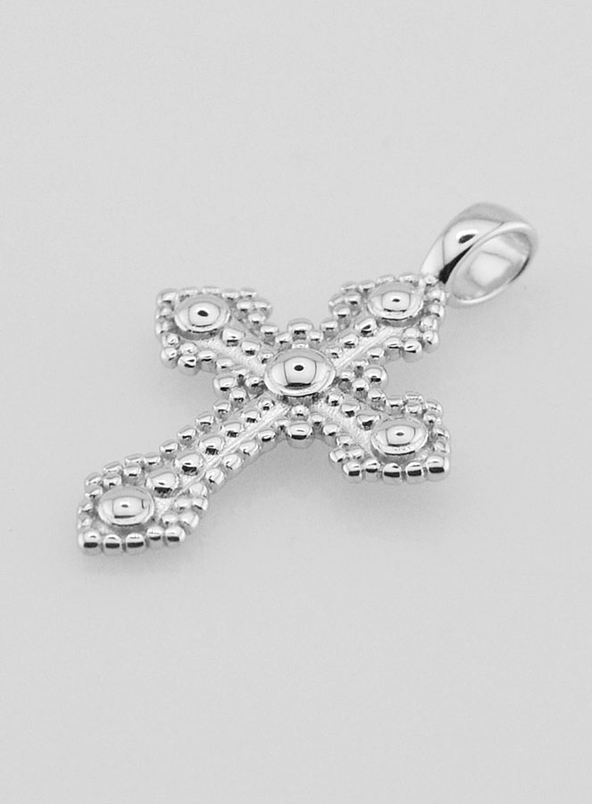 Pendentif Croix Orthodoxe en Argent 925/1000 - 20mm (pic 4)