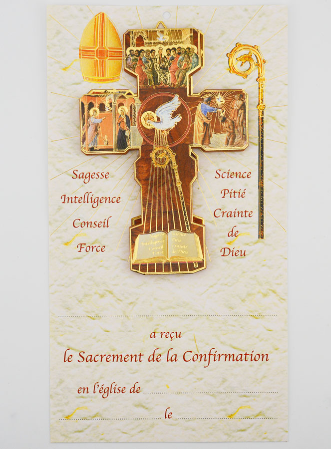 Cadeau de Confirmation - Croix & Certificat (pic 3)