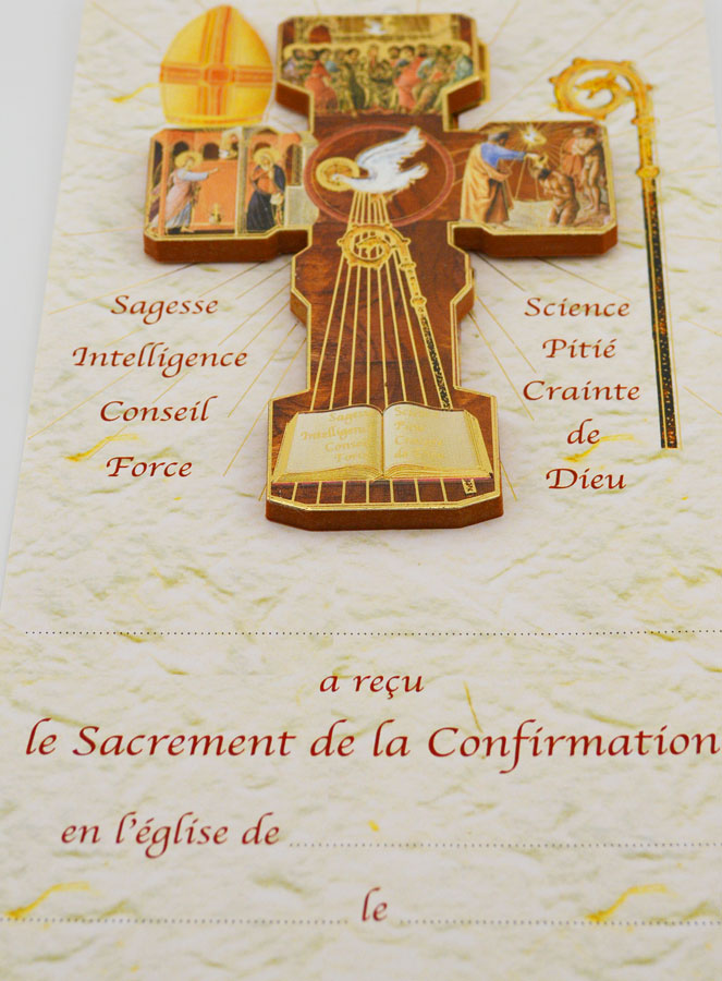 Cadeau de Confirmation - Croix & Certificat (pic 4)
