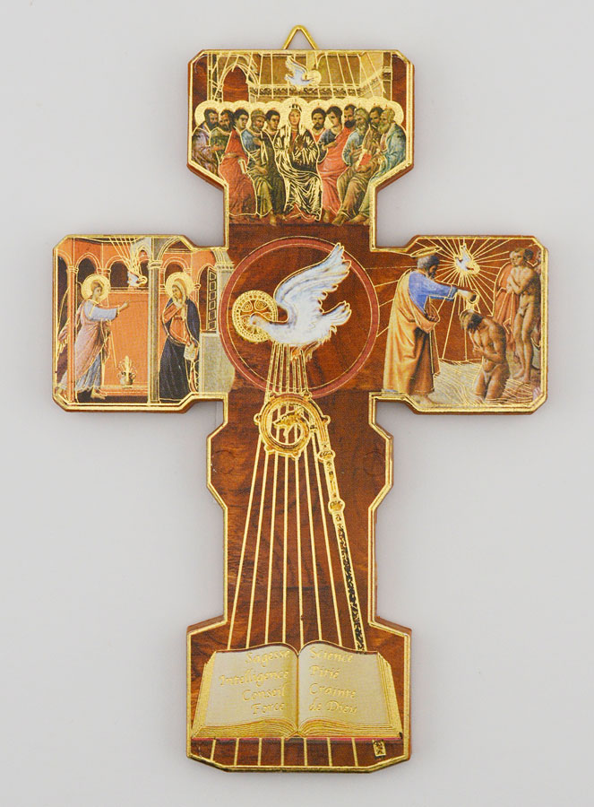 Croix Enfant en Bois & Certificat de Confirmation (pic 1)