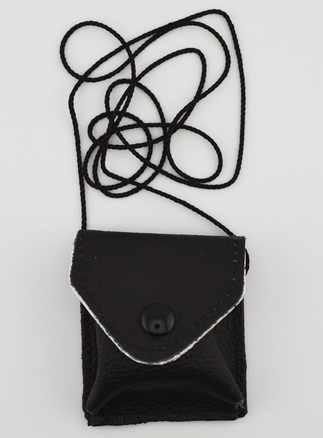 Pochette à Chapelet en Cuir - 6cm (pic 1)