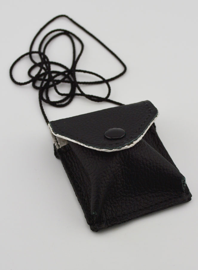 Pochette à Chapelet en Cuir - 6cm (pic 2)
