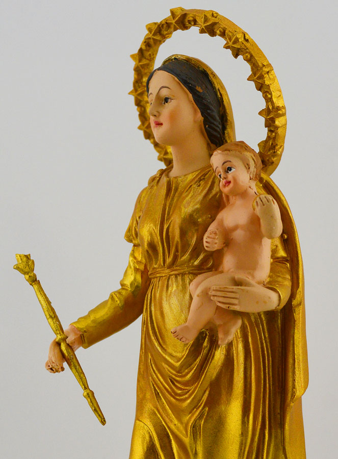 Statue de Notre Dame de Lumière - 20cm (pic 4)
