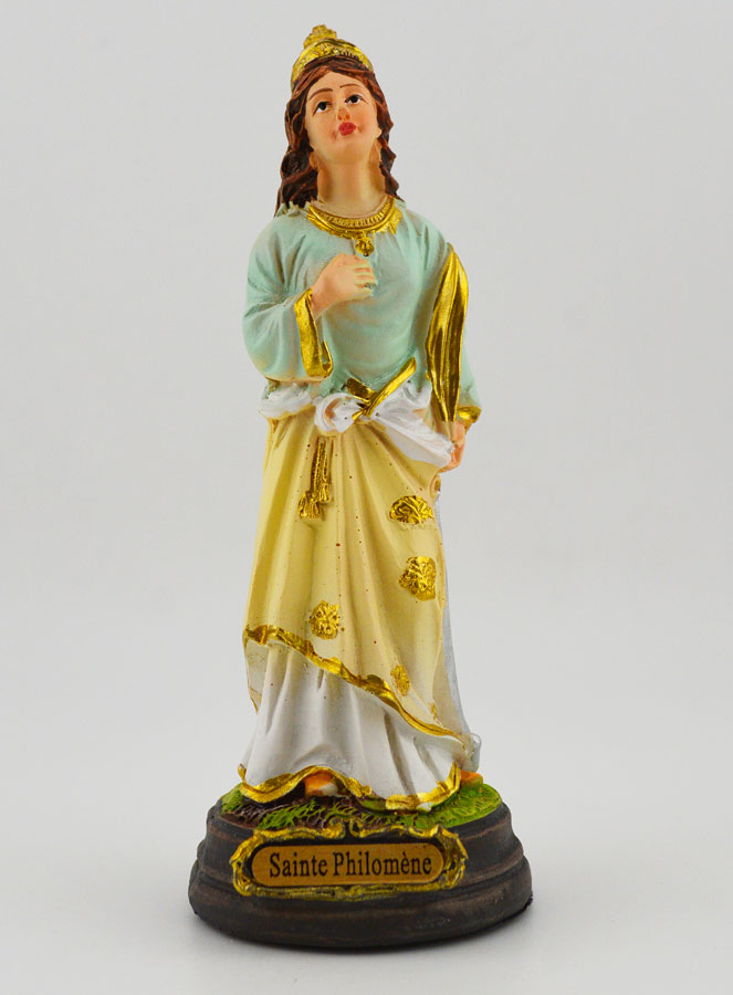 Statue Religieuse de Sainte Philomène - 12cm (pic 1)