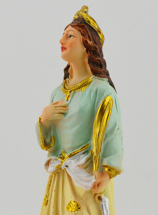 Statue Religieuse de Sainte Philomène - 12cm (pic 4)