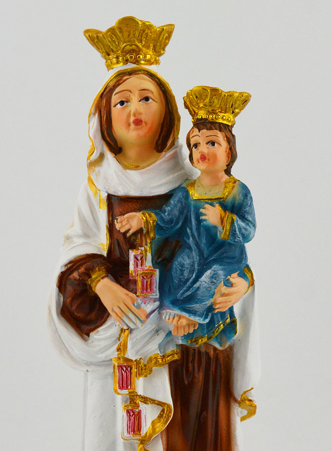 Statue Religieuse de Notre Dame du Mont Carmel - 12cm (pic 3)