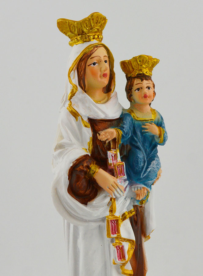 Statue Religieuse de Notre Dame du Mont Carmel - 12cm (pic 4)
