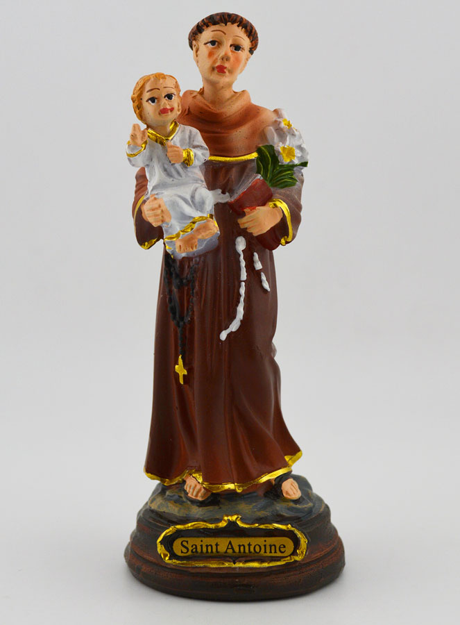Statue de Saint Antoine de Padoue 12cm (pic 1)