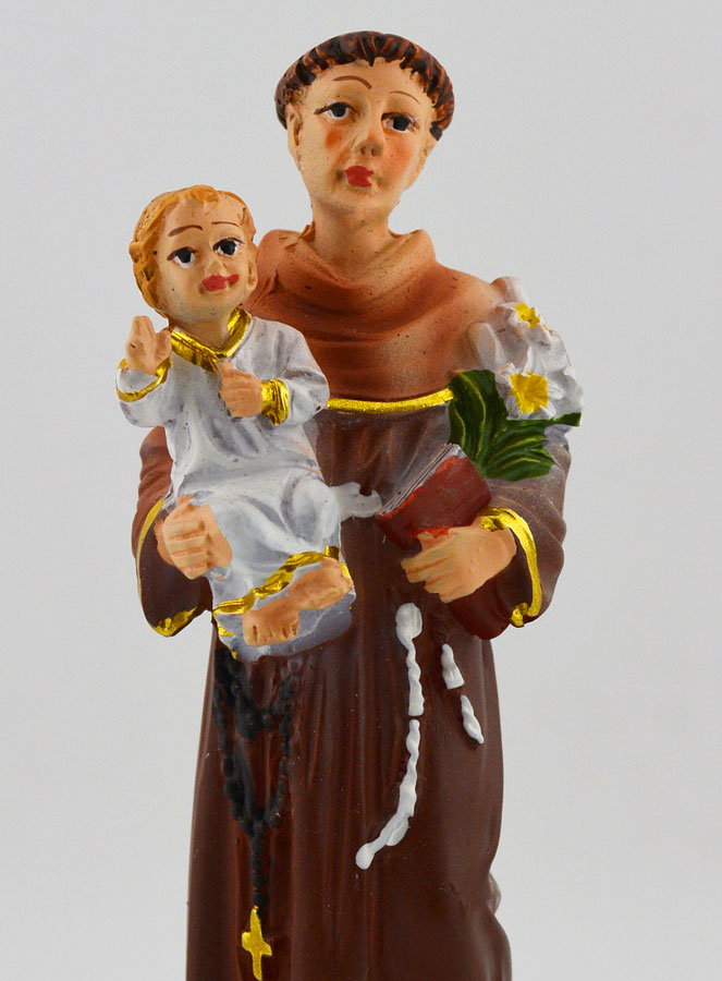 Statue de Saint Antoine de Padoue 12cm (pic 3)