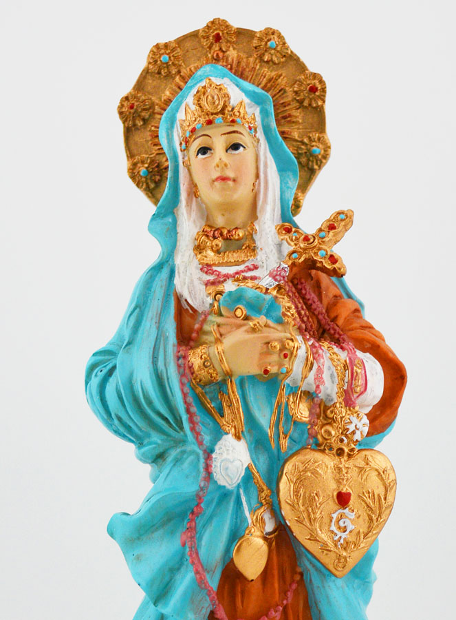 Statue Religieuse de Notre Dame des Solidarités - 20cm (pic 3)