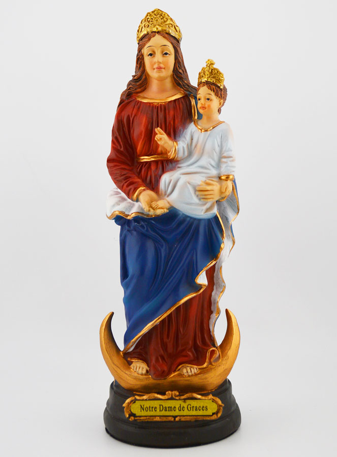 Statue Religieuse Notre Dame de Grâces - 20cm (pic 1)