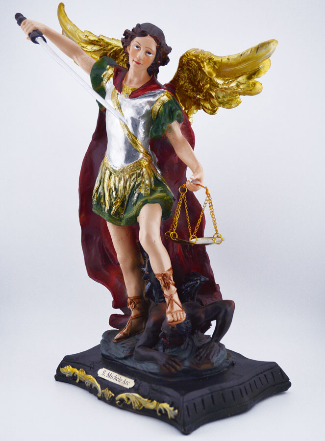 Statue Religieuse de Saint Michel Archange de la Justice - 30cm (pic 2)